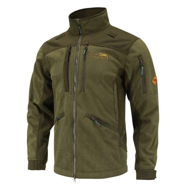 Full mundur | Finholt Fleecejakke | Green Melange