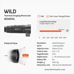 ThermTec Wild 650L (LRF) | termisk spotter